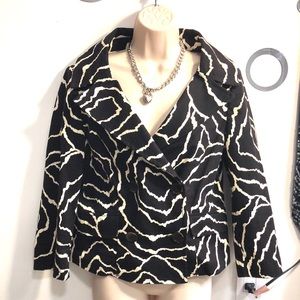Bandolino — Black & Cream  jacket/blazer
